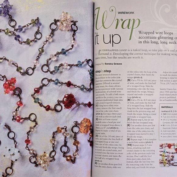 Bead And Button Special Vintage Style Jewelry Magazine April 2008 Exclusive - Picture 11 of 12